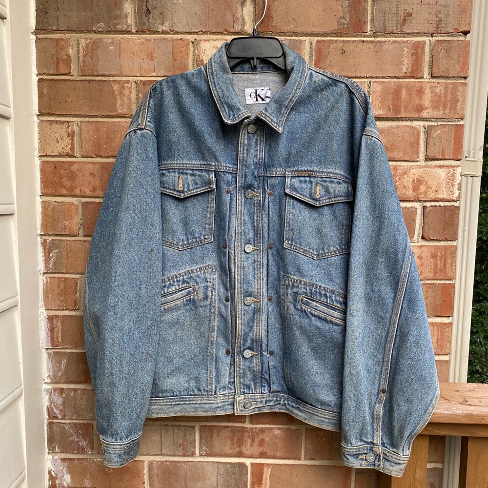 Vintage Calvin Klein Jean Trucker Jacket Denim